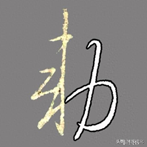 力可以加上什么偏旁组新字并组词（王羲之行书集王圣教序偏旁部首解析67力字旁力）