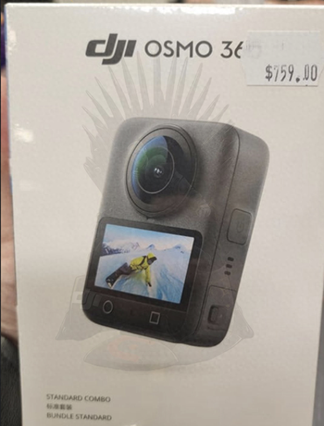 大疆Osmo 360包装盒曝光，确认采用1英寸传感器