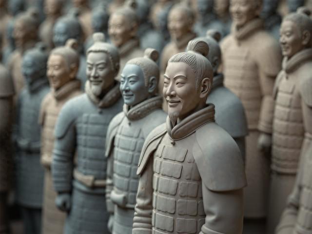 活二十九岁，今天世界观崩塌秦始皇陵那个兵马俑你猜原本都是彩色