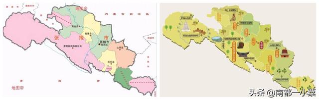 甘肃张掖，四大古镇