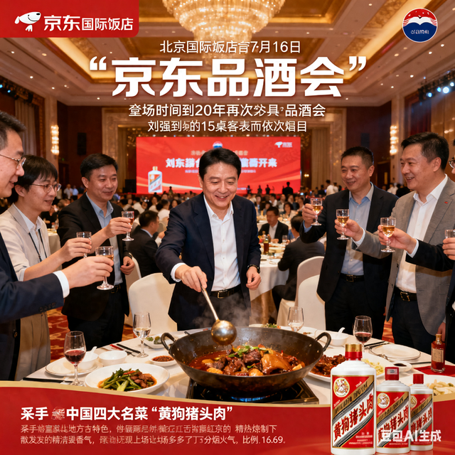 刘强东豪饮超半斤茅台，京东品酒会暗藏何种玄机？