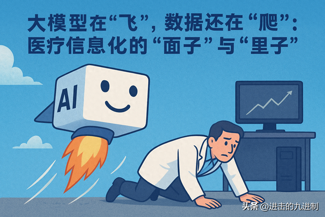 大模型在“飞”，数据在“爬”：医疗信息化的“面子”与“里子”