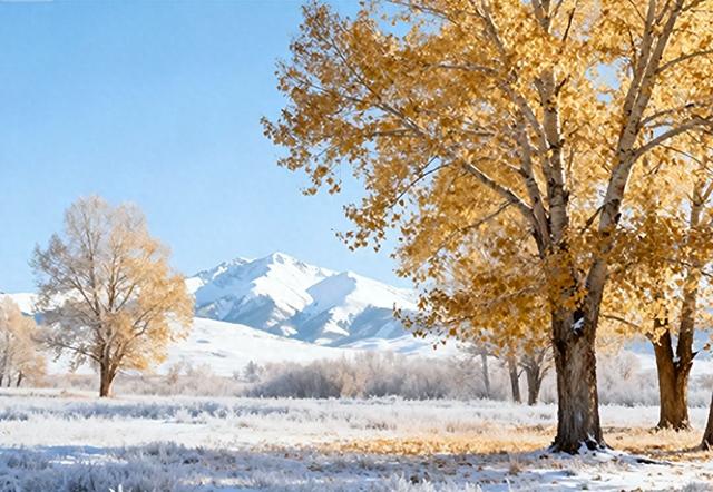 盈鉴：公园里的银杏林