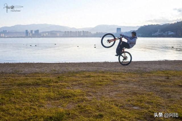 这是个能直接骑进洱海的角落，每天早上热闹非凡，因为鸟人都喜欢