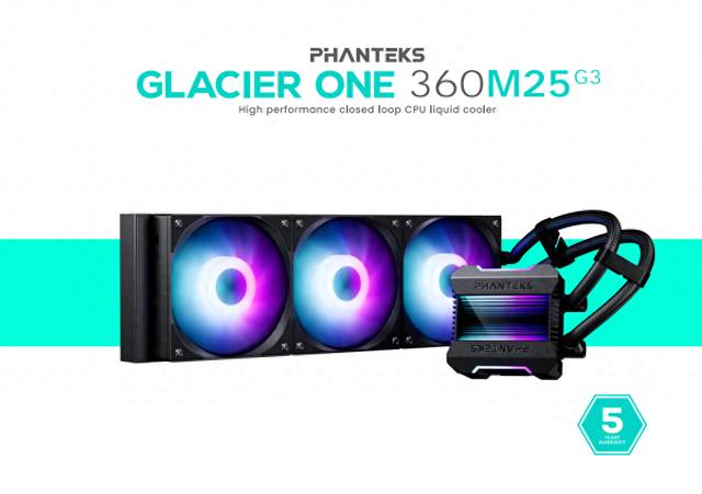 连体风扇 + 无限镜冷头，追风者公布Glacier One M25 G3一体水