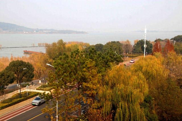 江苏苏州：太湖马山景区冬景美