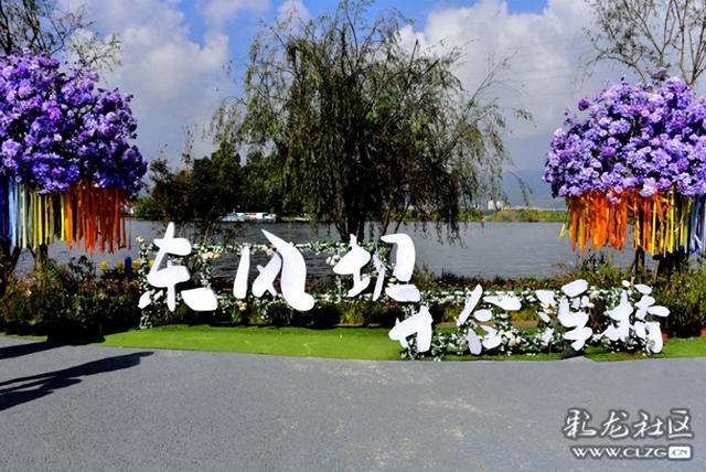 东风坝开合浮桥打个卡