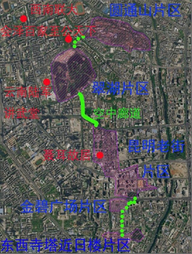 昆明的空中栈道建设是一个极好的构思