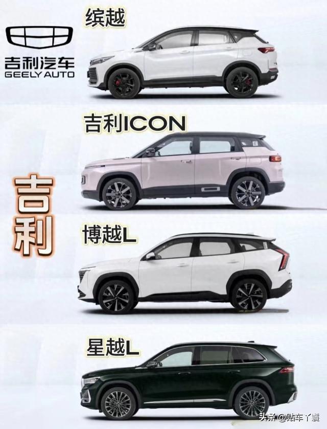 吉利四款SUV精准拿捏年轻人，运动个性科技家用，总有一款适合你
