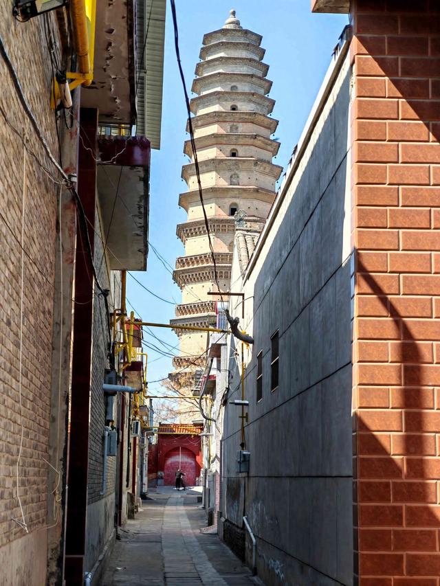 安邑县，好高塔，离天不过丈七八——运城