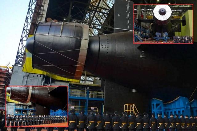 俄罗斯大杀器曝光！俄新型特种核潜艇下水，可载6枚巨型核鱼雷！