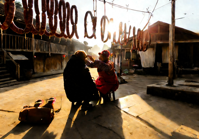 老街暖阳里的人间温柔