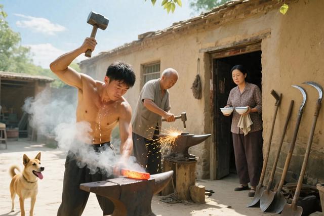 学打铁时撞见师姐洗澡，相亲那天师娘拽住我：你师姐差哪儿了？