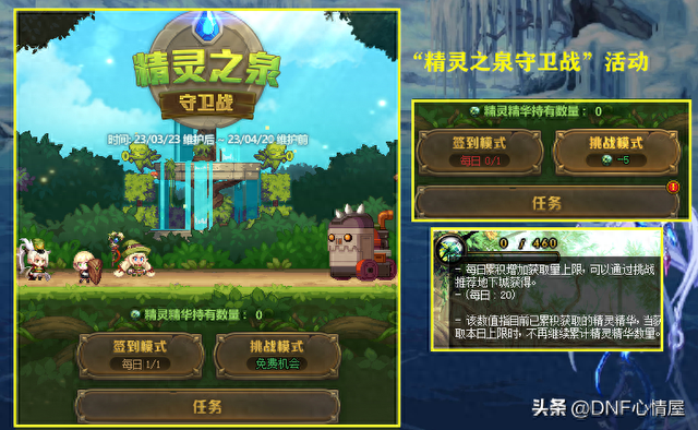 dnf塔防（DNF23号精灵活动6个提升强化概率道具）