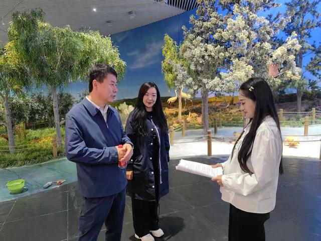 王波赴呼伦贝尔自然博物馆检查国庆中秋假日安全生产及开馆筹备工作
