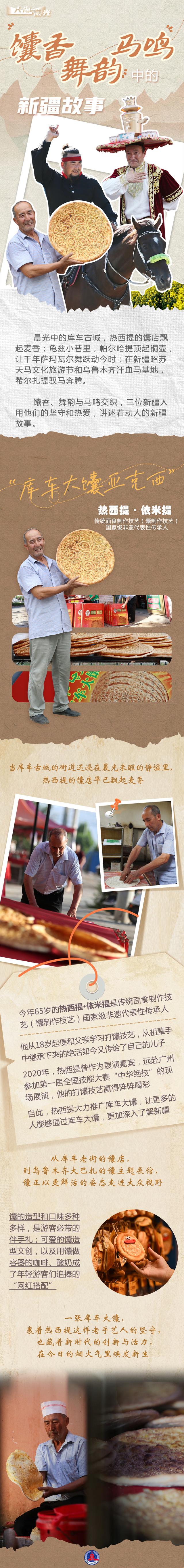 （图表·海报）人海·微光丨馕香、舞韵、马鸣中的新疆故事（1）