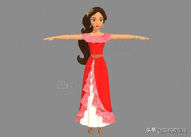 3d公主游戏大全图片大全下载地址（艾莲娜公主3d模型下载）