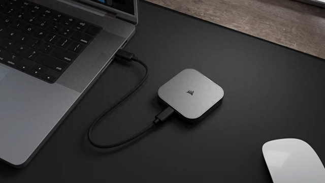 海盗船推 USB-C 10Gbps 移动固态硬盘 EX300U，兼容 MagSafe 磁环