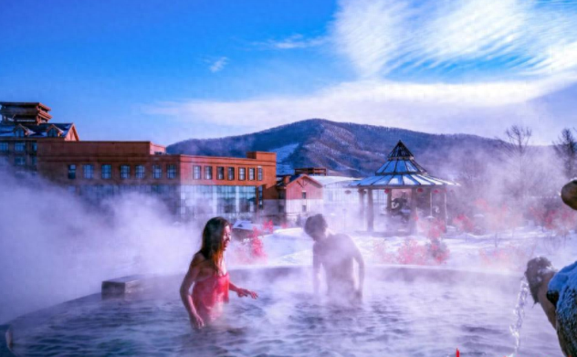 哈尔滨宾县英杰风景区特色温泉人气十足