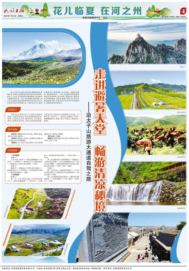 走进避暑天堂 畅游清凉秘境——沿太子山旅游大通道自驾之旅