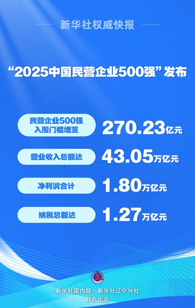 2025民营企业500强揭晓：京东第一