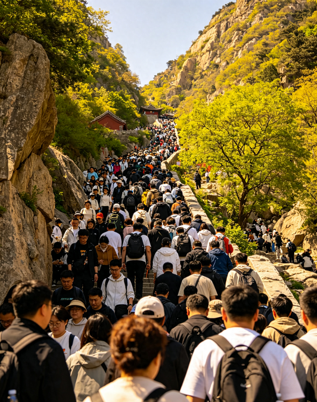 五一两种人生你是哪种？有人堵在景区乐，有人宅家笑