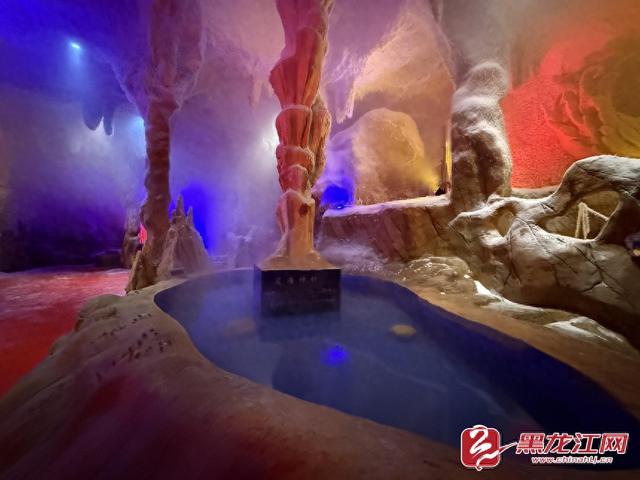 寒地温泉新地标！林甸冰凌花溶洞温泉预计月末迎客