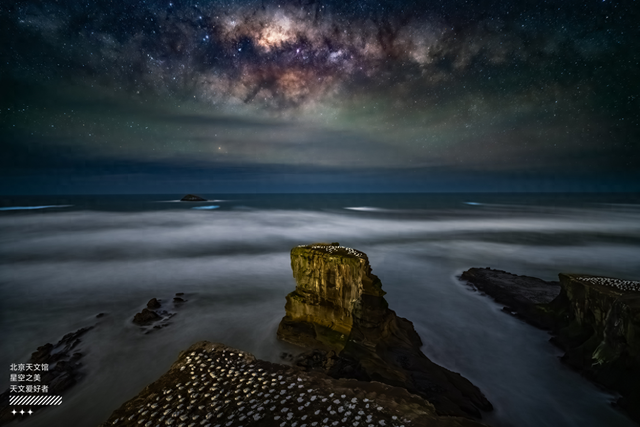 鸟岛上的璀璨银河 | 图片来源及版权：锴撒-CK影像