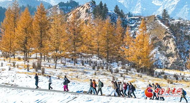 陇拍客丨肃南初冬 千人徒步强体魄