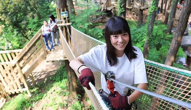 日本亲子游推荐「FOREST ADVENTURE」：享受森林冒险的刺激