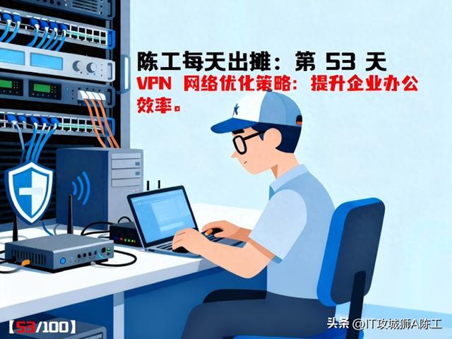网络优化行业未来前景（陈工每天出摊VPN 网络优化策略提升企业办公效率・第53 天）
