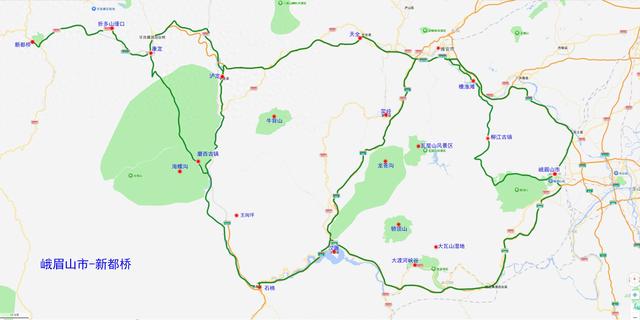 2024深秋四川行02峨眉山市-新都桥（天全服务区、折多山垭口）