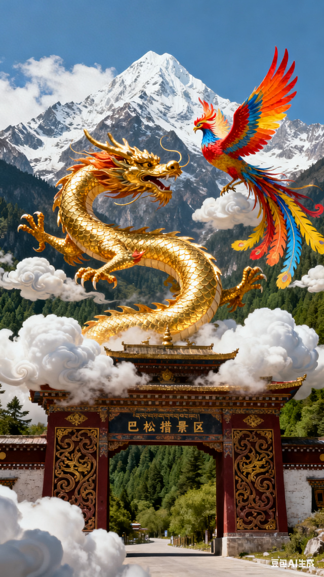 无双道龙赵小荣游记《 一笔祥龙行天下 》（六十六）巴松措游