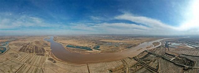 冬日黄河美景如画