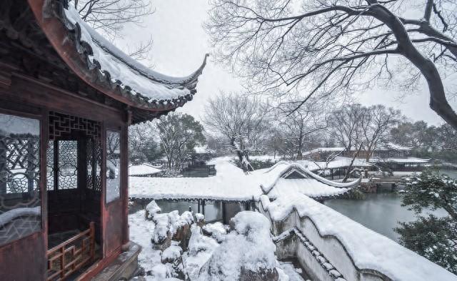 《雪落姑苏，一秒穿越千年水墨画》
