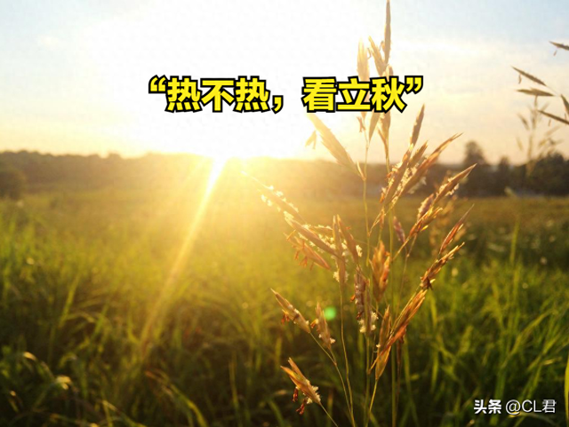 “热不热，看立秋”，今日13点51分立秋，今年秋天热到哭？了解下