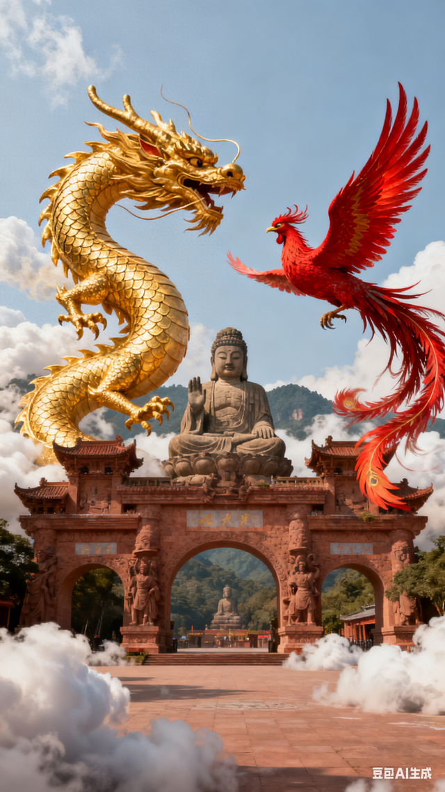 无双道龙赵小荣游记《 一笔祥龙行天下 》（一0六）乐山大佛