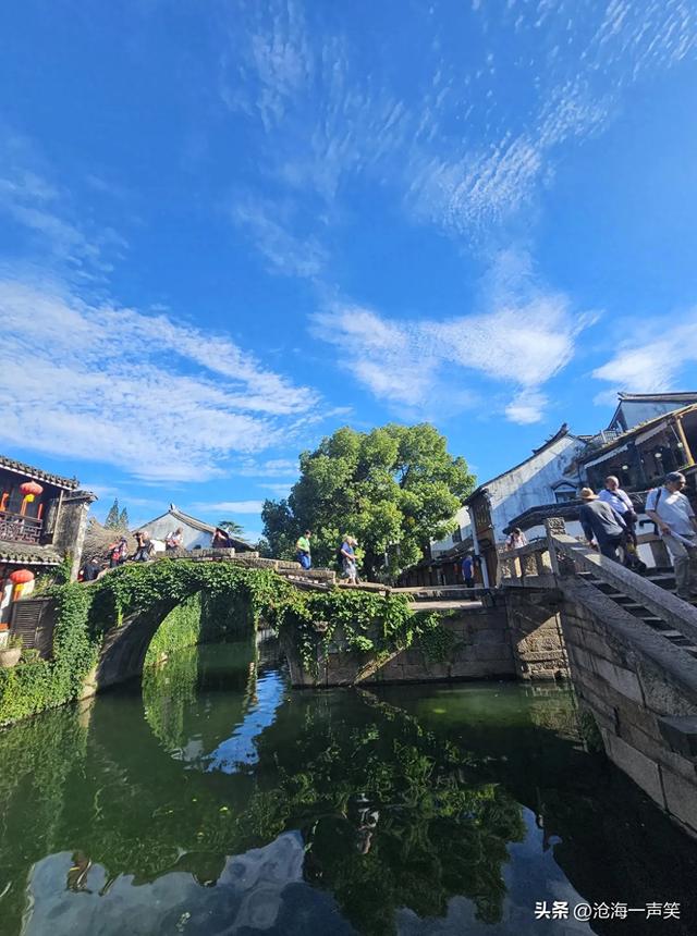 江南水乡周庄古镇的美景，风景如画，如诗如画，美不胜收