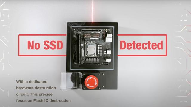 【黑科技】十秒自毁，SSD冒烟烧毁芯片！台湾厂商搞出间谍硬盘