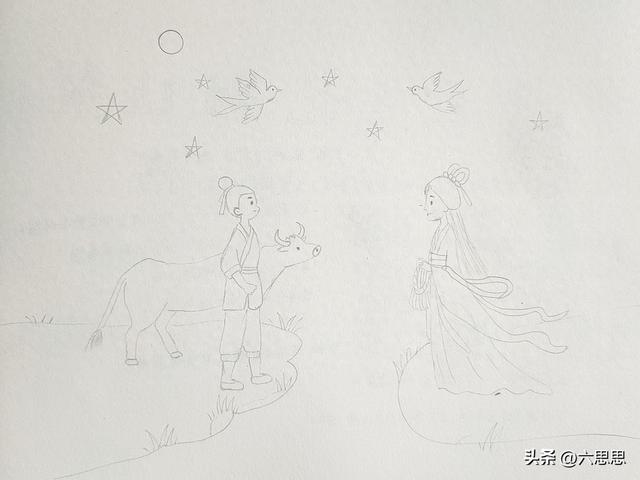 学画银河奥特曼（手绘故事牛郎织女）