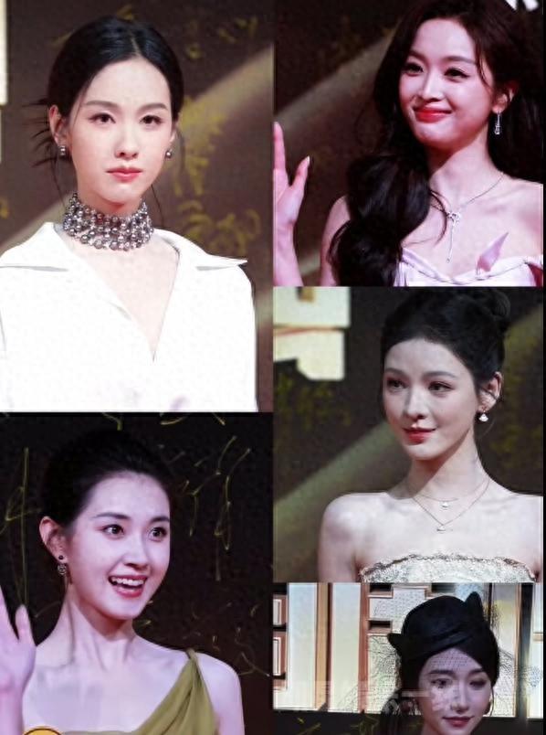 北京红毯太真实，杨颖险些走光	，钟丽缇挤出副乳，张雪迎脸僵肿