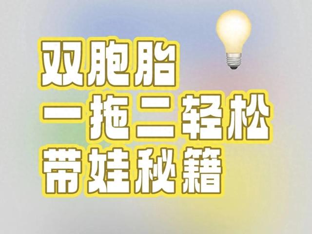 小婴儿出逃2攻略（双胞胎一拖二轻松带娃秘籍）