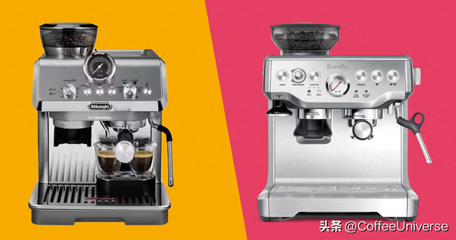 两个不错的咖啡机品牌：Breville 与 DeLonghi ，哪款适合您？