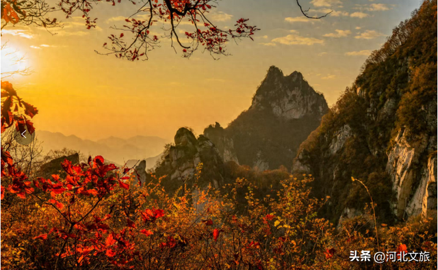 秋游河北悦山河 | 赏红叶、看雾凇，一山两景，在五岳寨感受大自然的神来之笔