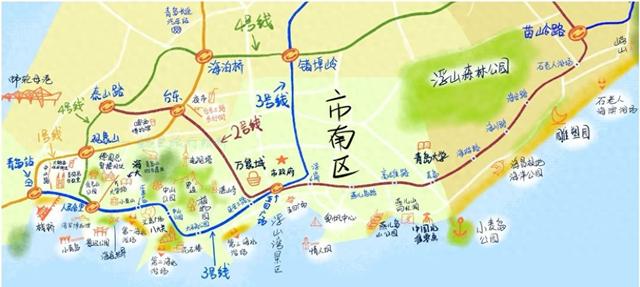 ​@游客，青岛暑期前海一线热门景点出行手册请查收！