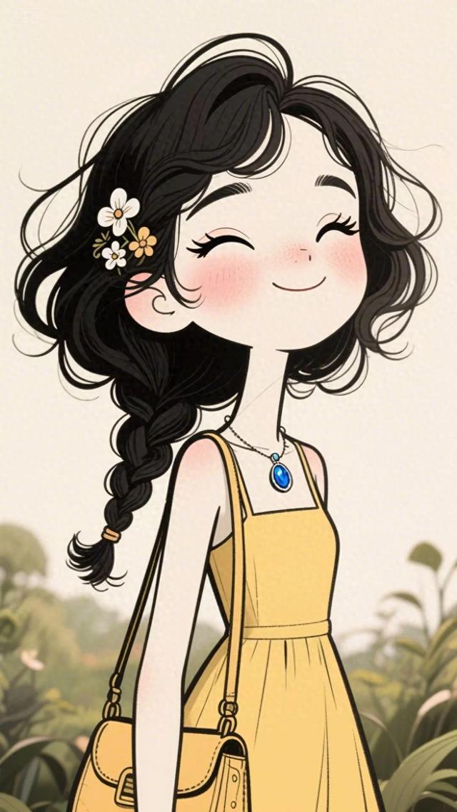 卡通少女游戏攻略(绘本插画)