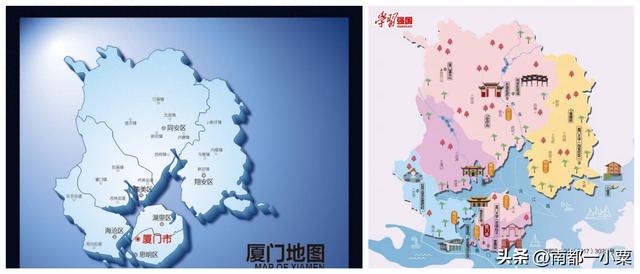 福建厦门，四大古镇