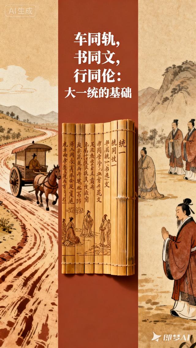 车同轨，书同文，行同伦：千年大一统的秘密密码！文字的传奇故事