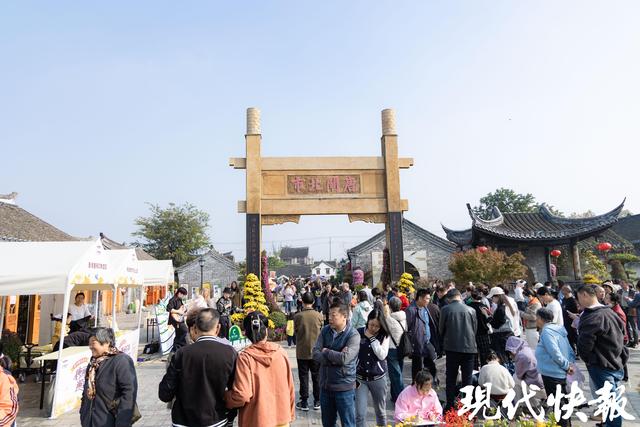 沉浸式享受秋日“慢生活”，南通唐闸古镇花卉市集启幕