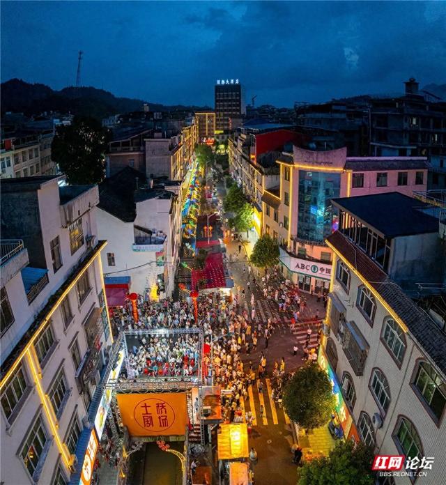 醉美隆回金石桥，畅享夏夜的味道